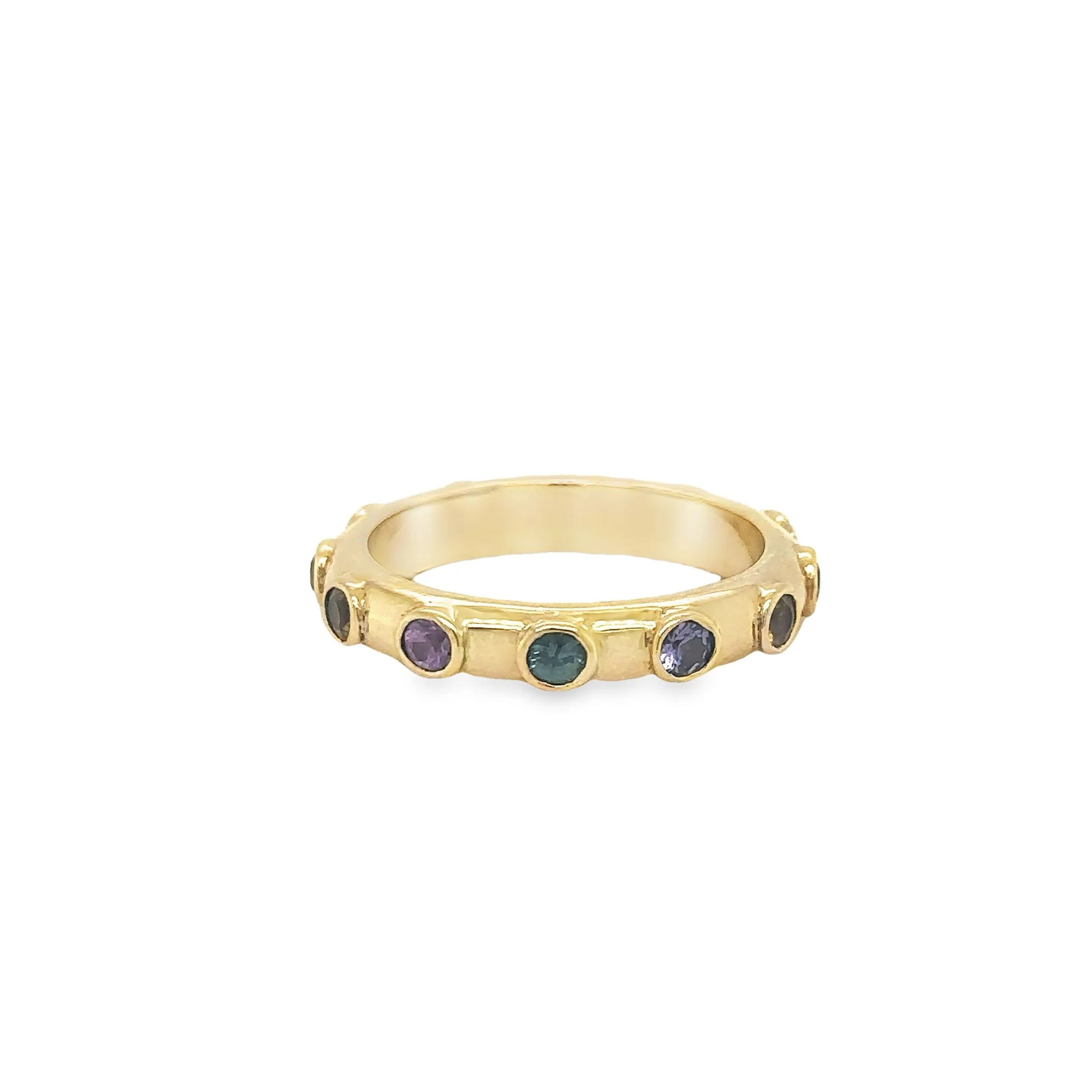 Bezel Stacked Ring