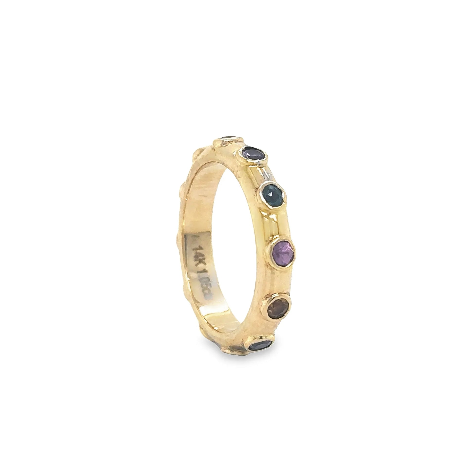 Bezel Stacked Ring