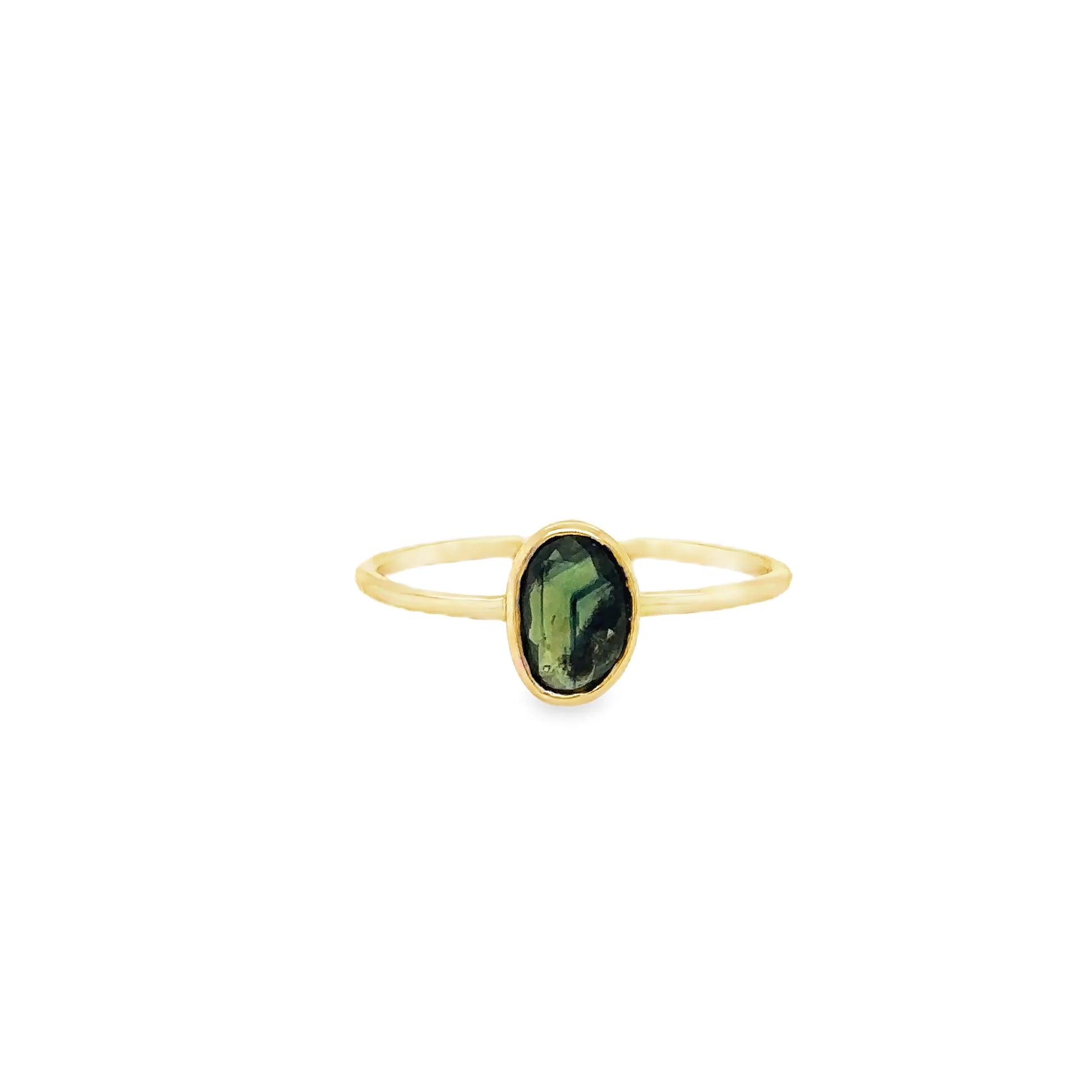 Slim Single Stone Ring