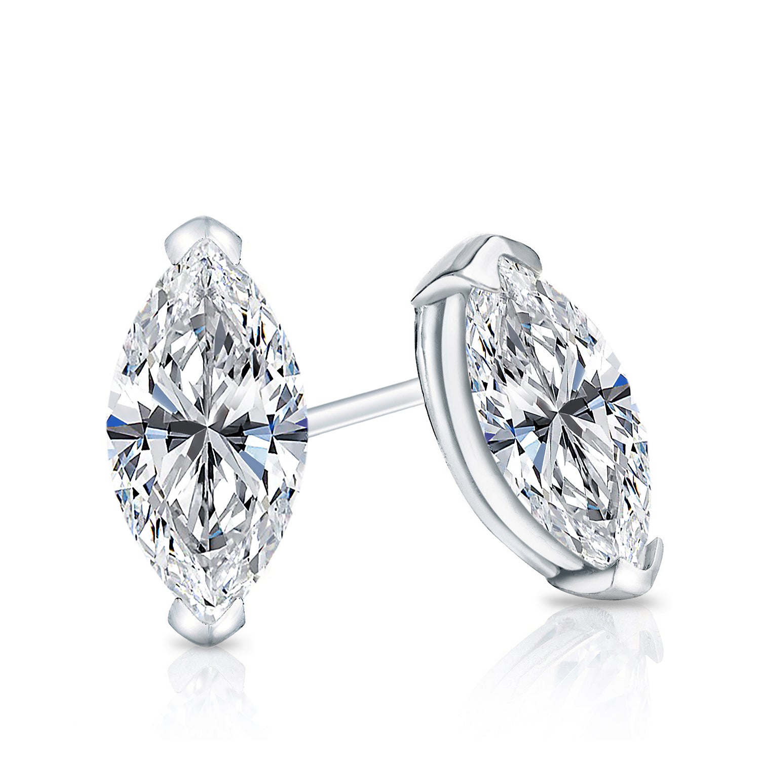 Half Bezel Studs
