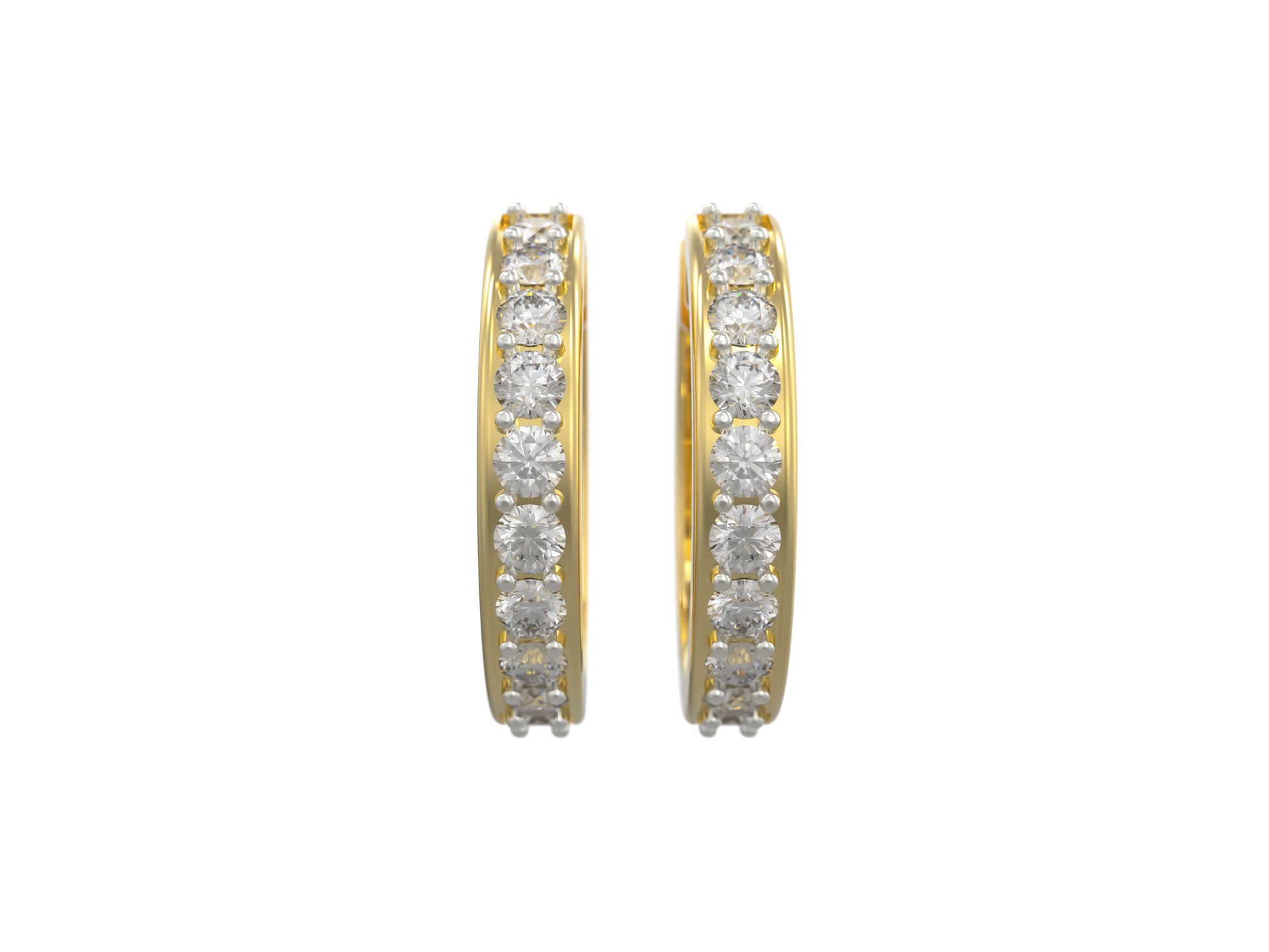 Hoops Huggie Earrings