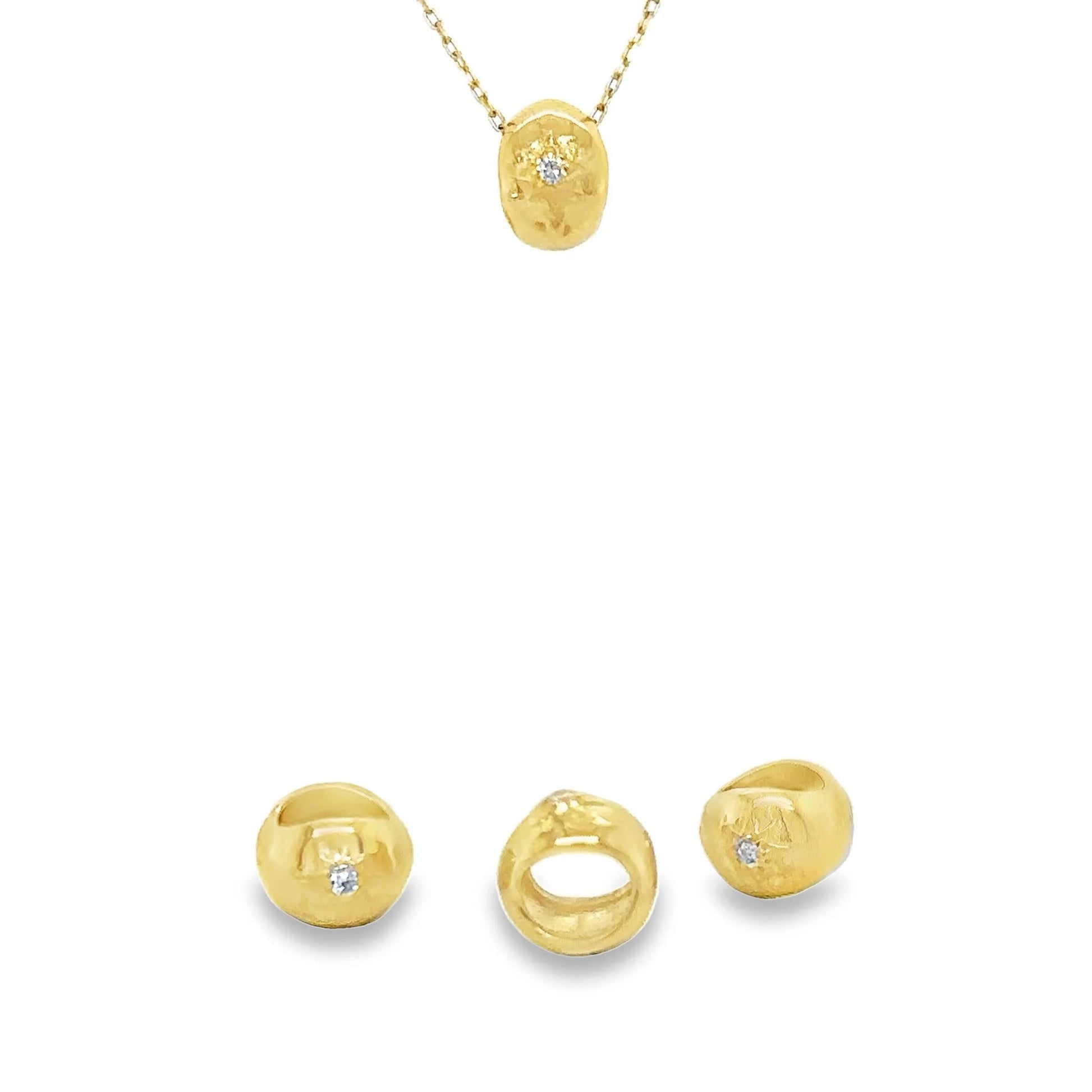 Oval Bead Pendant