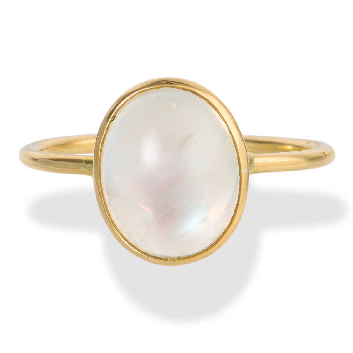 Rainbow Moon Stone Ring