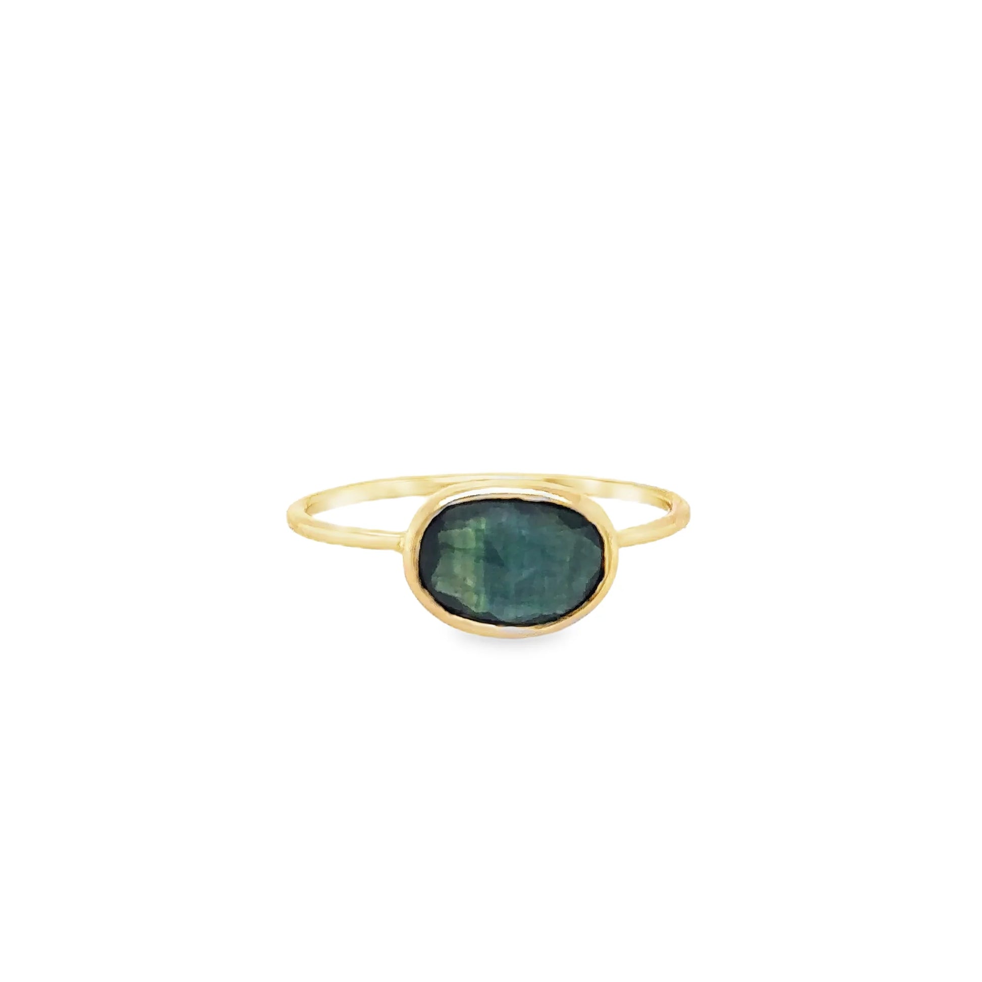 Slim Single Stone Ring